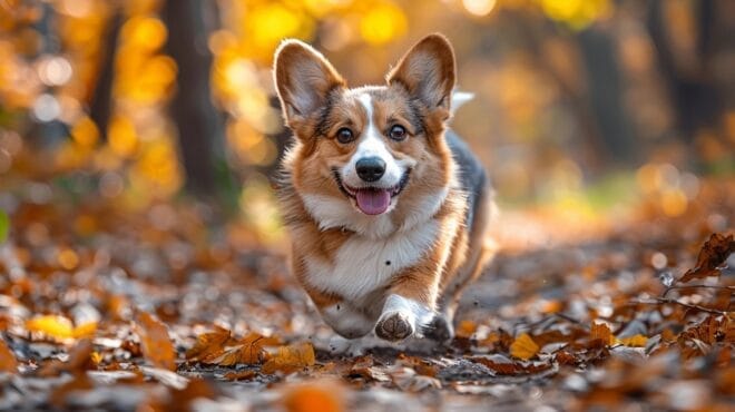 Un chien Welsh Corgi Pembroke