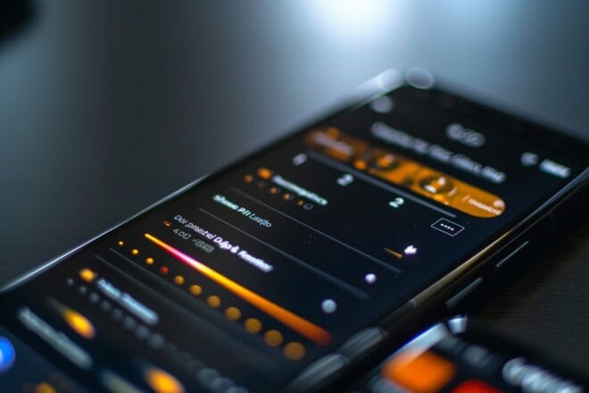 Illustration. L'écran d'un smartphone.