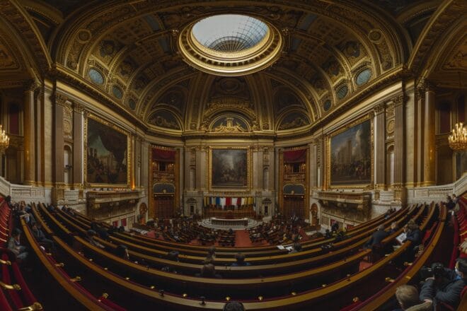 Illustration. Le Sénat, Palais du Luxembourg à Paris.