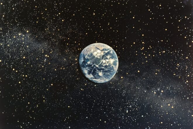 Illustration. La Terre vue depuis l'espace.