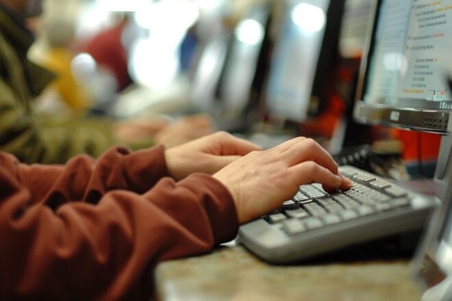 Illustration. Un clavier d'ordinateur.