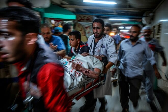 Illustration. Urgence dans un hôpital de Gaza.