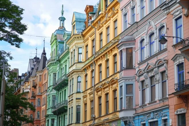 Illustration. Une vue d'Helsinki, en Finlande.