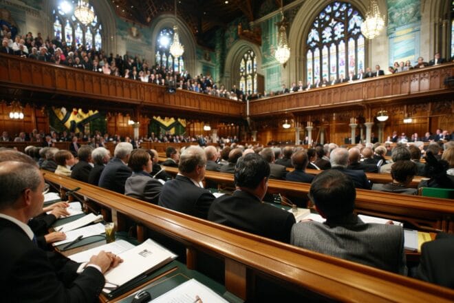 Illustration. Le Parlement canadien.