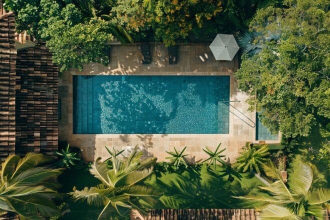 Illustration. Cette piscine a-t-elle été déclarée ?