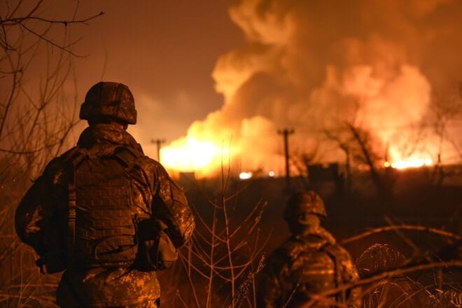 Illustration. Nuit de tensions en Ukraine.