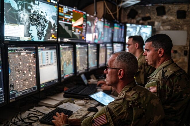 Illustration. Une situation tendue.