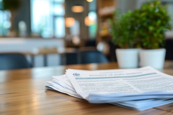 Illustration. Un communiqué de presse.