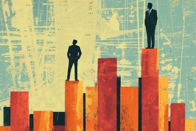 Illustration. Les inégalités salariales.