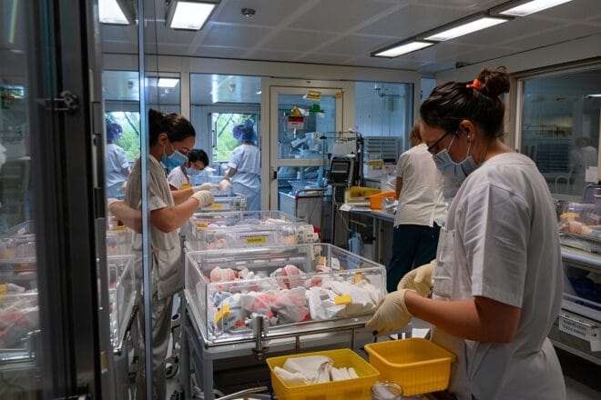 Illustration. Un service de néonatalogie