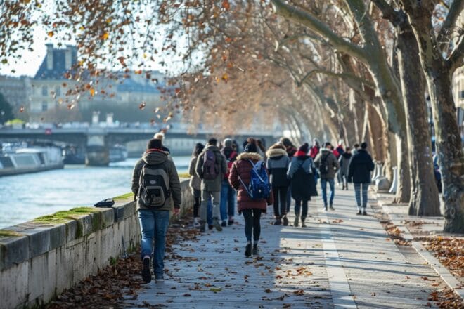 Illustration. La Seine, bien pour la balade, mais pour la baignade... ?