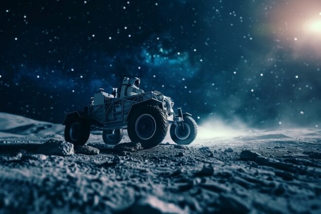 Illustration. Un futur rover lunaire ?