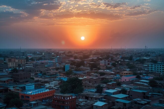 Illustration. Une vue de N'Djamena, capitale du Tchad.