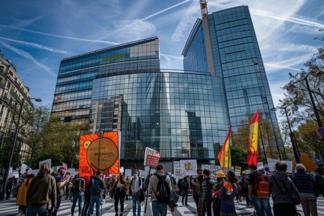 Illustration. Une manifestation pour le climat.