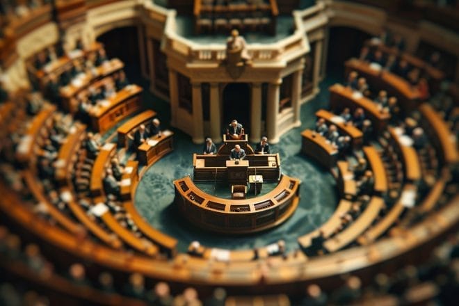 Représentation de l'Assemblée nationale.