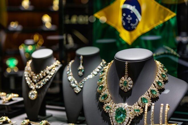 Illustration. Joaillerie et Brésil.