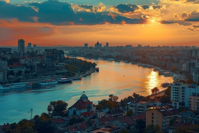 Image d'illustration. Belgrade, capitale serbe.