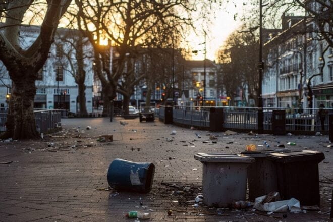 Illustration. Après les émeutes.