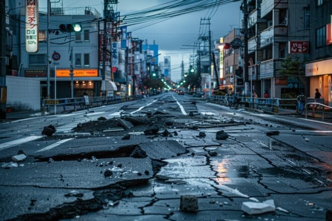 Illustration. Les conséquences d'un séisme.