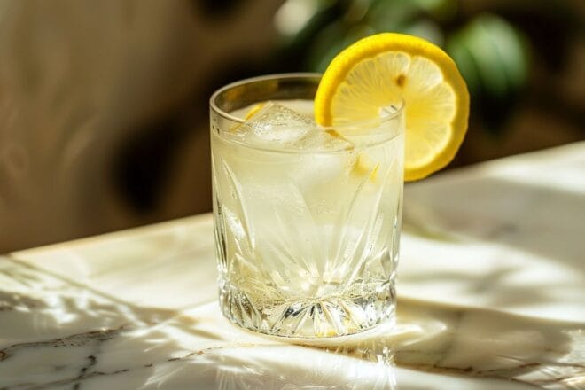 Image d'illustration. Un verre de jus de citron