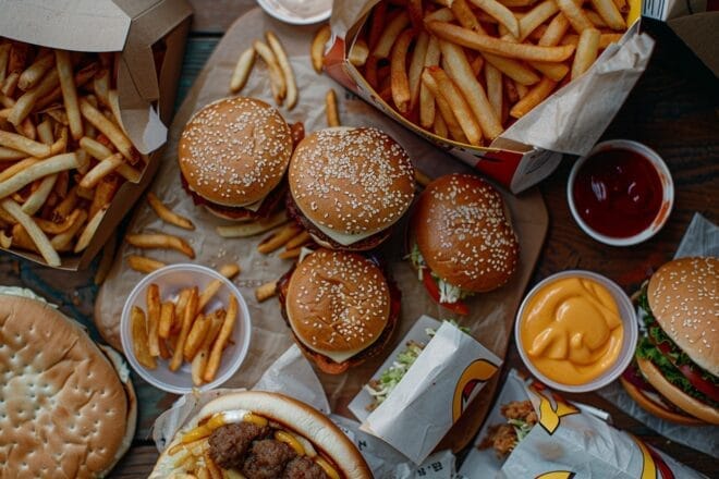 Image d'illustration. Fast food