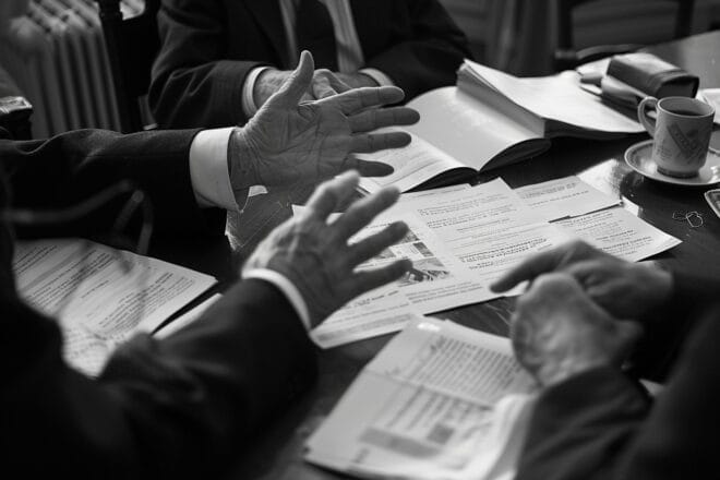 Image d'illustration. Une réunion animée.