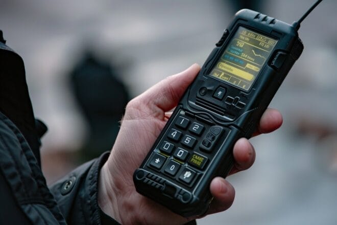 Image d'illustration. Un talkie walkie.