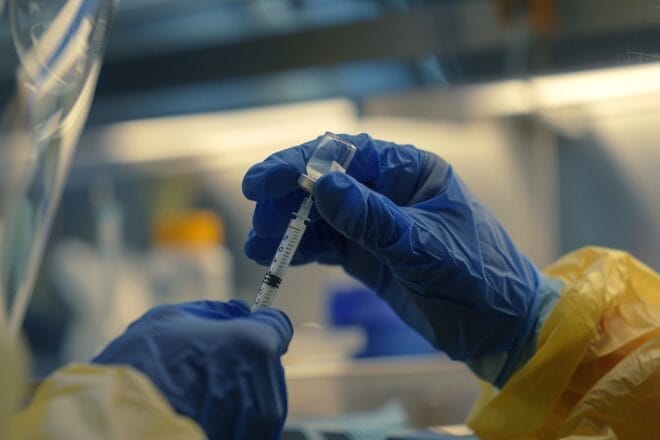 Image d'illustration. Vaccin seringue