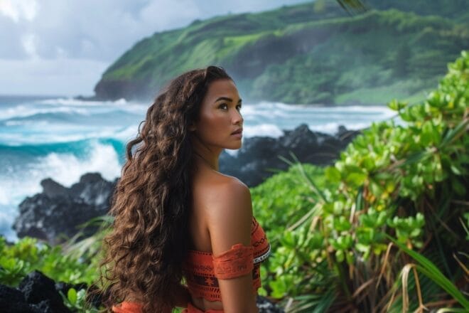 Image d'illustration. Femme rappelant le personnage de Moana