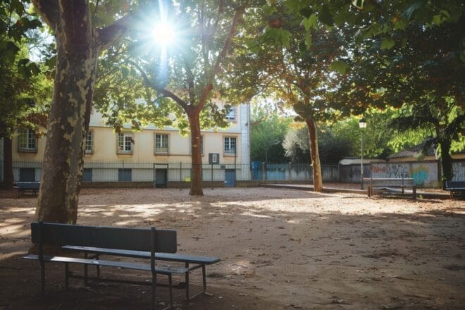 Image d'illustration. Cour d'école