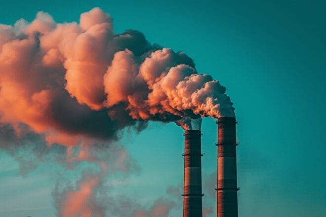 Image d'illustration. Les fumées d'une usine.