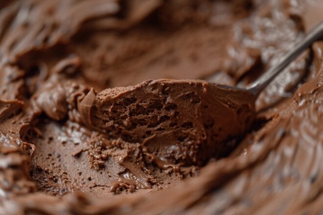 Image d'illustration. Mousse chocolat onctueuse.