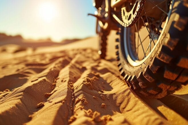 Image d'illustration. Rallye moto