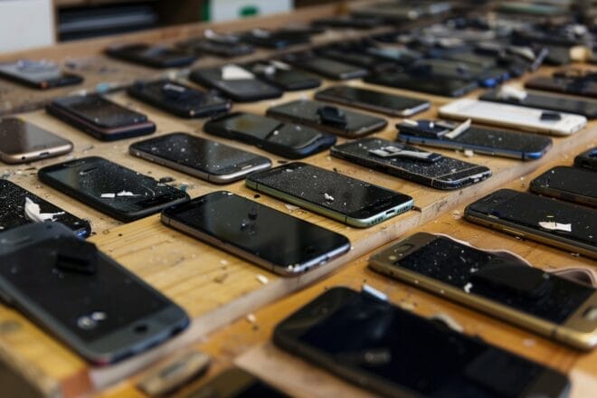 Image d'illustration. Reparation smartphones