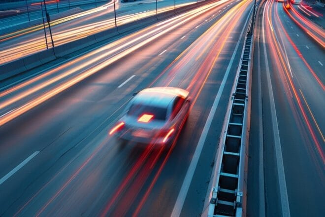 Image d'illustration. Une voiture qui roule trop vite ?