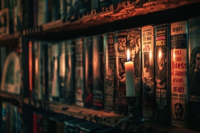Image d'illustration. Une bibliothèque horrifique.