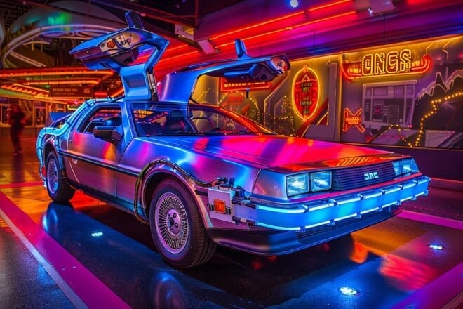 Image d'illustration. La DeLorean de Retour vers le Futur