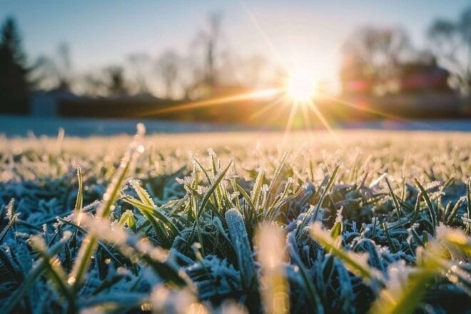 Image d'illustration. Givre hivernal.