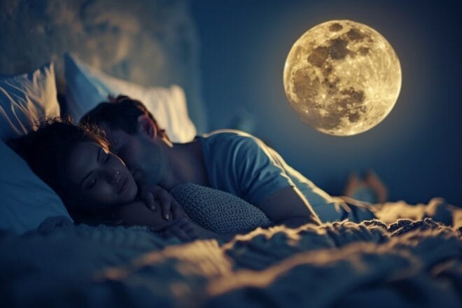 Image d'illustration. Sommeil pleine lune