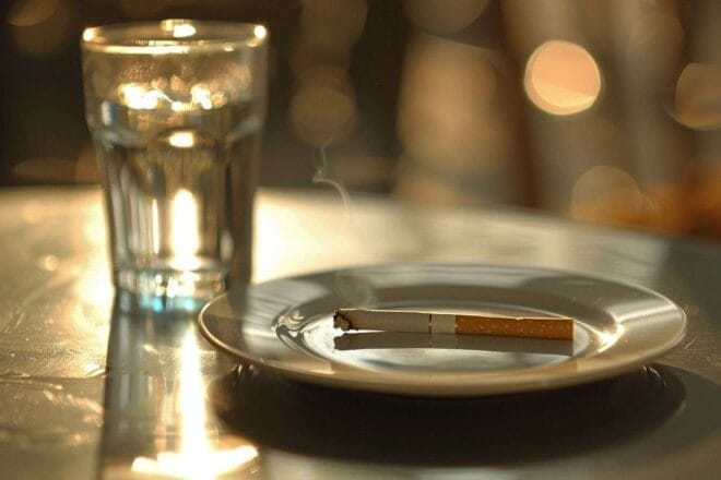 Image d'illustration. Cigarette après le repas.