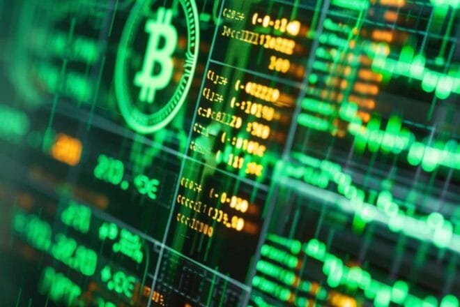 Image d'illustration. bitcoin écran