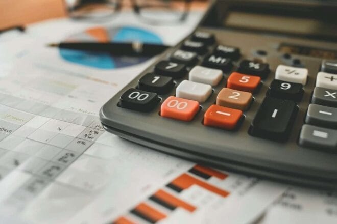 Image d'illustration. Calculatrice taux