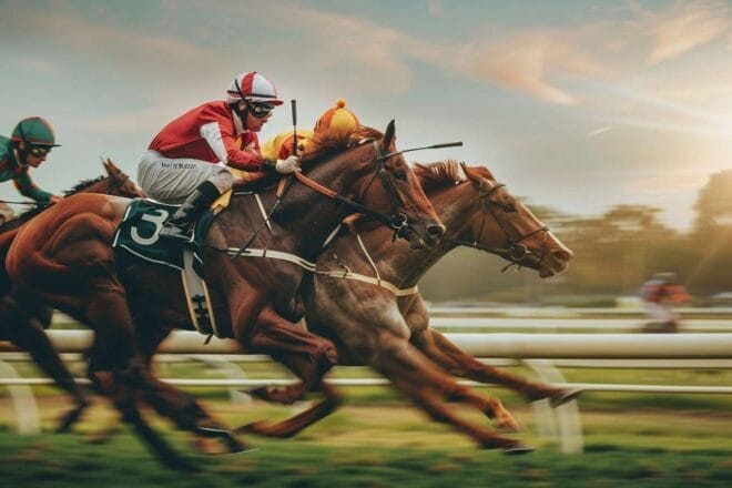 Image d'illustration. Course hippique