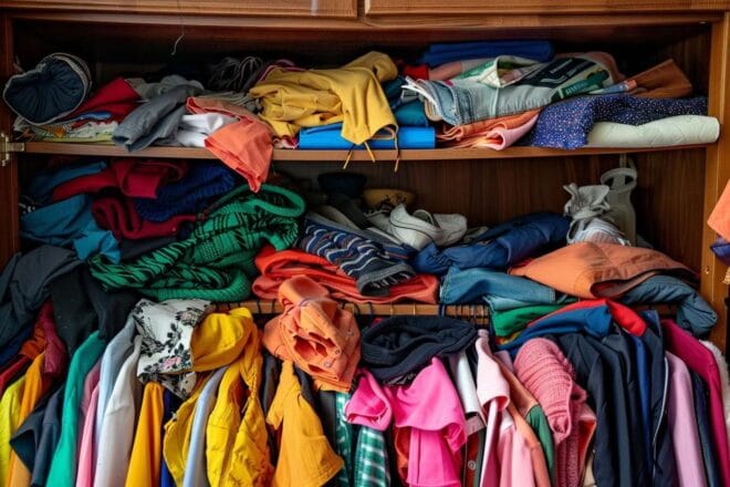 Vêtements, armoire, dressing