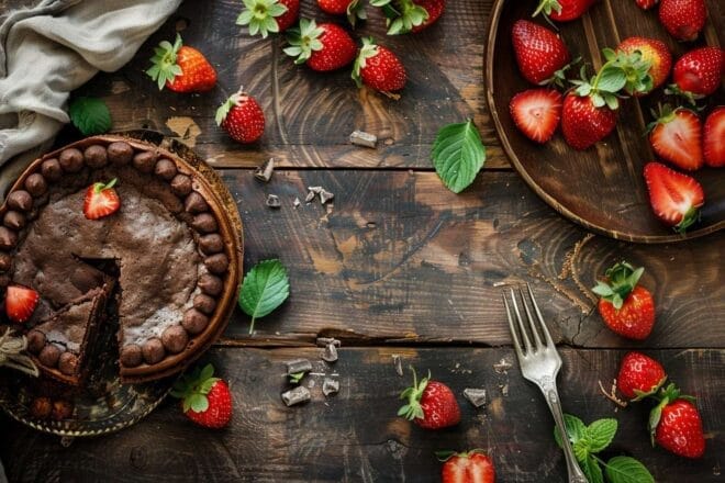 Image d'illustration. Gâteau au chocolat
