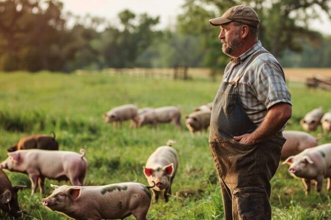 porcs elevage agriculteur