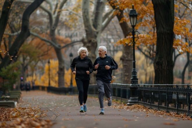 senior sport course à pieds