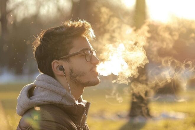 Image d'illustration. Vapotage