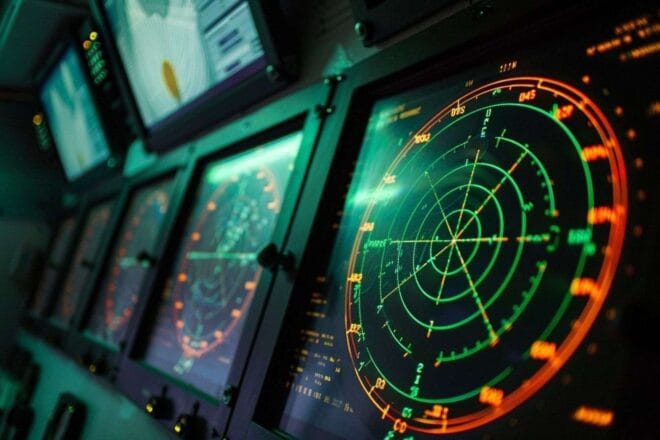 Image d'illustration. Radar maritime.