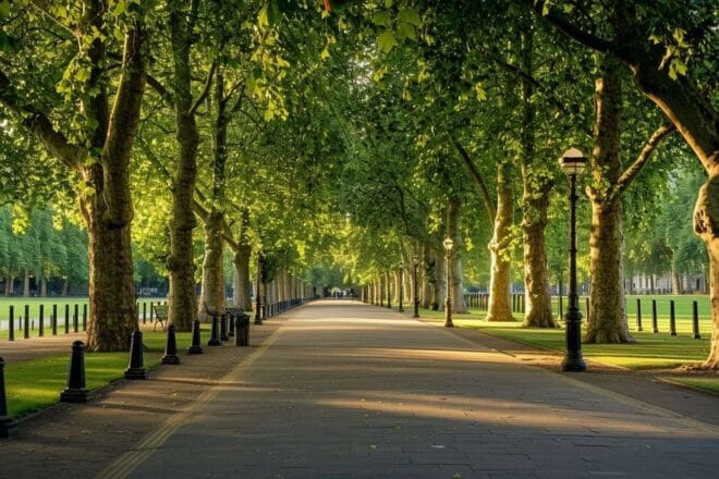 Image d'illustration. L'allée d'un parc londonien.